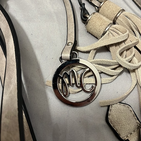 Miss Caprice crossbody bag with handles. Suede look. - Picture 2 of 4